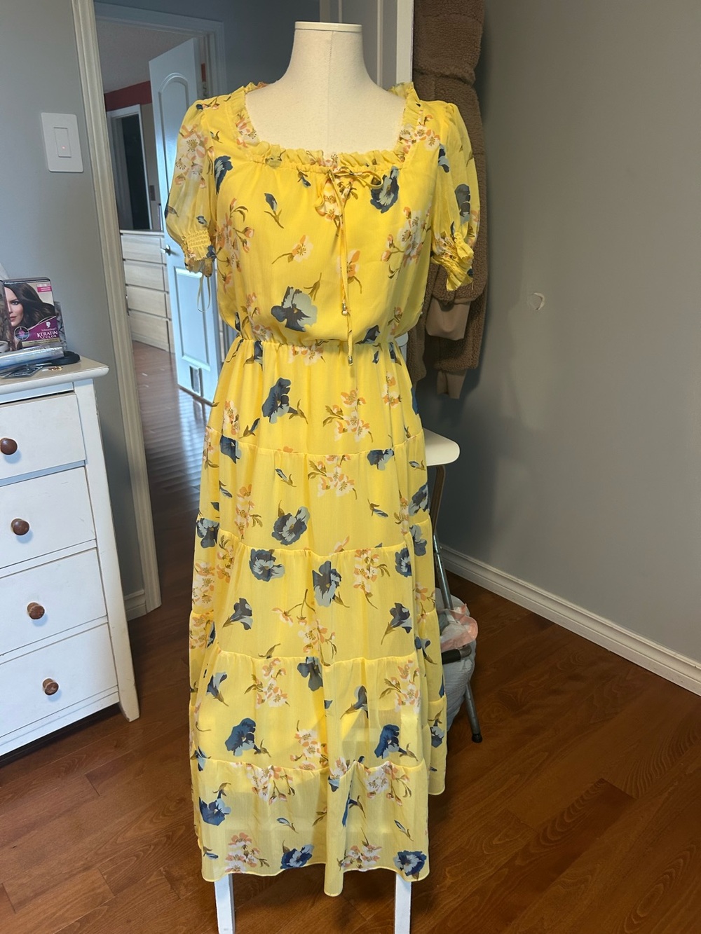 Lauren chiffon floral dress